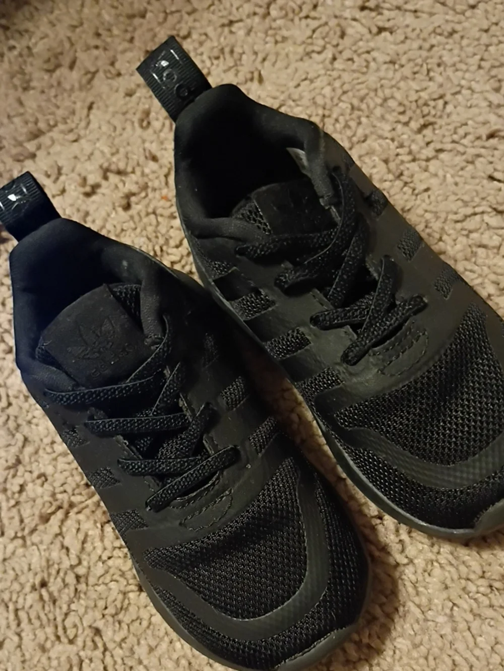 Toddler Adidas Black Sneakers Size 6K